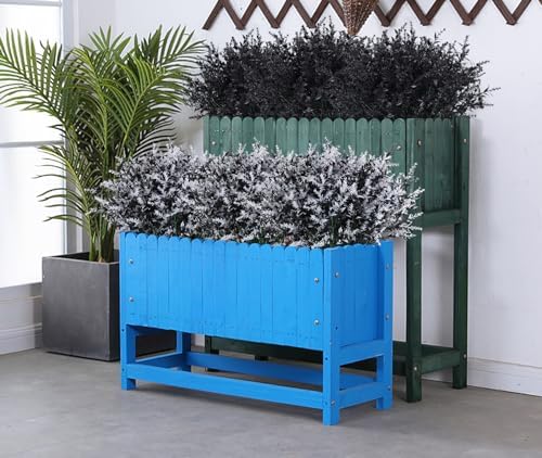 RECUTMS 36Pcs Black Fall Decor Artificial Plant Outdoor Fake Spring Flower - Image 5