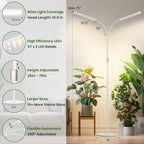 LBW Grow Lights for Indoor Plants, 75" Tall Full Spectrum Plant Grow Light - Image 5