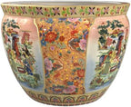 Red Lantern 16" Horse in Meadow Porcelain Fishbowl - Image 6