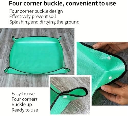 2 PCS Thickened Waterproof Mats Garden Soil Change Gardening Tools Plant Flower Pot Reusable Transplanting for Patio - Image 3