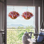 Artificial Hanging Flowers Basket for Outdoor, UV Resistant Plants Daisy - Image 5