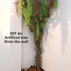 74.8" Thick Fake Tree Trunk Branches Wall Moss Twig Hanging Vine - Image 6