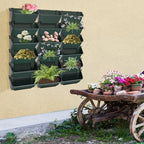 18-Planter Vertical Garden Wall Planter with Auto Drip System - Image 5