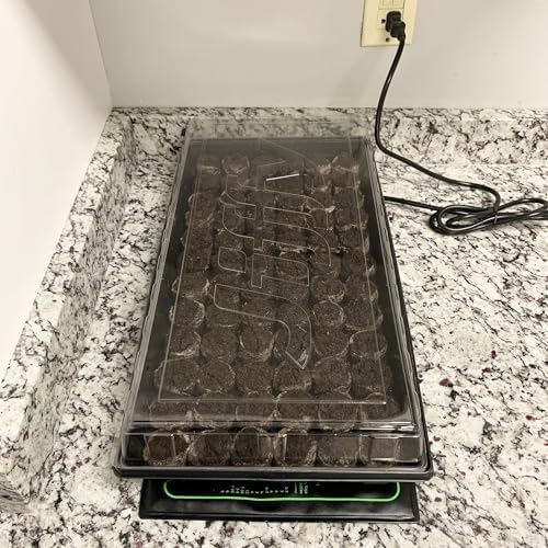 Ferry Morse Your Complete Indoor Seed Starting Kit Including Heat Mat, T5 Grow Light Fixture, and 72 Cell 36mm Pellet Seed Starter Greenhouse Kit - Image 5