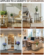 Plant Stand Indoor 2 Pack: Corner Wood Plant Stand Indoor Plant Stand - Image 4