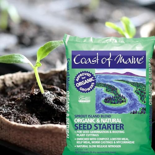 Coast of Maine, 16qt (Pack of 4) Sprout Island Blend, Organic & Natural Seed Starter for Seed Germination & Root Plant Cuttings - Image 5