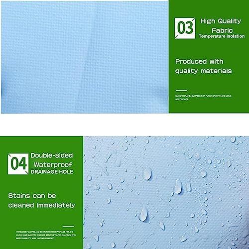 Plant Repotting Mat, Portable Watering Mat, Foldable Transplanting Mat, Plant Care Folding Gardening Potting Plant for Home Garden Plant Care -Black||50x50cm - Image 3