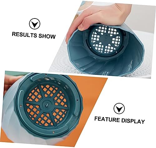 BESPORTBLE 4pcs Blue PP Succulent Planter Pot with Removable Tray for Xmas - Image 5