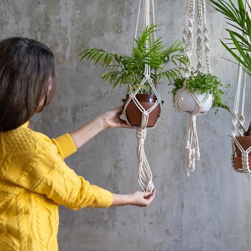 PATIKIL Plant Hanger, 6 Pcs Pulley Retractable Hanging Flower Basket Hook Indoor and Outdoor Plant Pots Holder, for Planters, Flower Basket, Wind Chimes, Lanterns, Bird Feeders, Green - Image 7