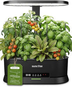SUNCOZE Hydroponics Growing System, Smart Panel, 5L Removable Tank, 36W LED by SUNCOZE