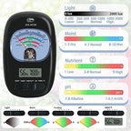 7-in-one Soil Test Kit, Soil Moisture Meter/PH Meter/Sunlight Intensity/Fertility Soil Tester, LCD Display Air & Soil Hygrometer Temperature for Garden, Farm, Lawn Care Moisture Meter for Hous Plants - Image 5