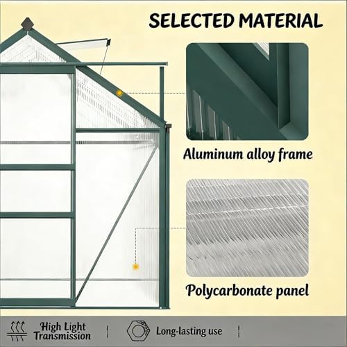 Portable Walk-in Greenhouse for Outdoors, Mini Grow Tent Plant Cabinet - Image 5