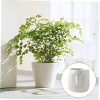 Abstract Face Flower Pot with Hole, Ceramic Planter for Plants - Image 6