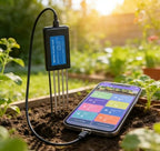 8 in 1 Soil Tester, Nitrogen, Phosphorus, Potassium Npk Tester, Ph, Moisture, Nutrient Conductivity, Ec Meter,High Accuracy Digital Sensitive,Soil Fertility Test - Image 3