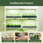 Vego garden Jumbo Seedling Trays Without Lids, 64 Pack Reusable Propagator Growing Starter Tray for Larger Plants, Heavy-Duty Plastic Germination Trays (4-Cell per Tray) - Image 6