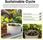 8x2ft Oval Galvanized Raised Garden Bed Kits 16" Tall Outdoor Large Metal Modular Planter Box 9-in-1 Raised Beds for Gardening,Vegetables,Fruits,Flowers & Herbs (Silver) - Image 5