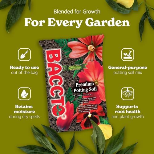 Michigan Peat All Purpose Premium Potting Soil with Perlite, 50 lb, 3-Pack - Image 3