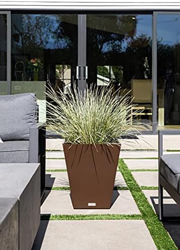 Veradek Pure Series Nobleton Planter - Tapered Square Outdoor Planter - Image 5