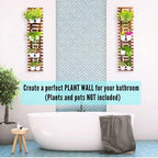 ShopLaLa Wooden Wall Planter (120cm, 2 Pack) Wooden Hanging Flower Plants - Image 5
