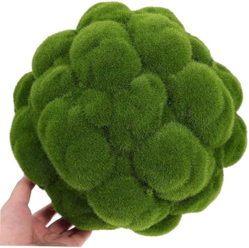 Simulated Moss Ball Decorative Balls for Crafts Fake Plants for Indoor Window Ceiling Landscape - Image 2