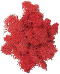 100g Artificial Moss for Crafts, Faux Decorative Plant for DIY Walls Wedding Party Table Centerpieces Home, Big Red by LKXHarleya