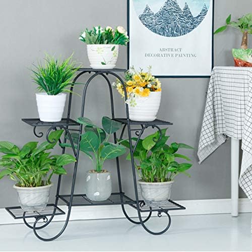 6 Tier Plant Stand, Indoor and Outdoor Flower Display Shelf for Multiple Plants, Patio Plant Rack with Tiered Design - Image 2