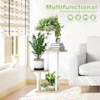 4 Tier Plant Stand Indoor Corner Tall Shelf for Multiple Plants - Image 6