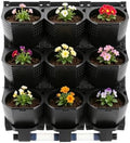 9 Pockets Greenstalk Vertical Planter, Wall Mounted Vertical Planter(Black) by Unknown