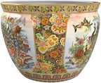 16" Famille Rose Porcelain Fishbowl - Image 6