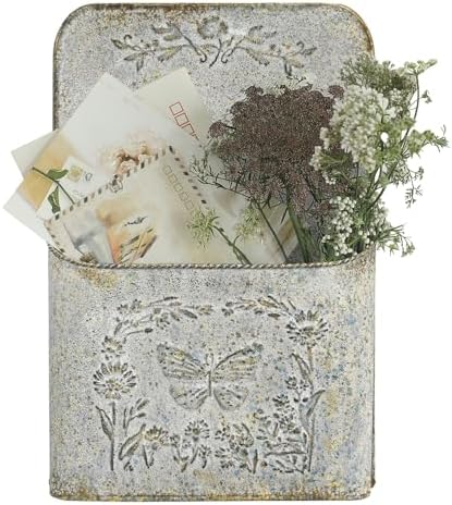 All Chic Wall Planter Metal Wall Planters Wall Hanging Planter Mailbox Planter Indoor Outdoor Planter Wall Mounted Planter for Farmhouse Decoration by HOME
