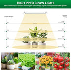 SANSI T8 Grow Lights for Indoor Plants, 25W LED Plant Lights Strip - Image 5