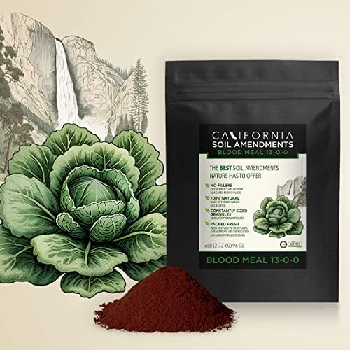 The Bud Grower | California Hot Soil Premium Blood Meal | 6 lbs of Fine Powder 100% Organic Blood Meal | All-in-One Grow Tent Kit's & Supplies by TheBudGrower