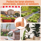 Blushtier 4 Pack Terracotta Self Watering Spikes 12.85 oz Large Capacity - Image 6