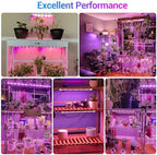 LED Grow Lights Strips for Indoor Plants, 3 Working Modes & 10 Dimmable Levels Plant Lights with Auto Cycle Timer 3/9/12Hrs, 36W Full Spectrum DIY Growing Lamps for Seedings Hydroponics, 6 Strips - Image 7