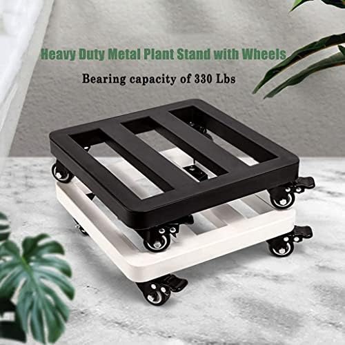 Heavy Duty Plant Caddy with Wheels, Outdoor Rolling Plant Dolly with Brake Casters for Indoor Use, Supports Up to 330 lbs - Image 3