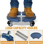 2pk Rolling Plant Stand with Wheels,15-21 Adjustable Heavy Duty Plant Caddy - Image 4