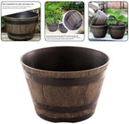 Thick Resin Flower Pot 9in for Indoor Decor - Image 7