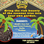 FoxFarm Bush Doctor Coco Loco Potting Mix, 2cu ft - Extends Your Watering Schedule, Triple-Washed to Reduce Salt Content - Perfect for Cultivating Vigorous Plants - Image 4