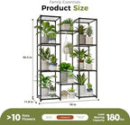 Bamworld Plant Stand Outdoor Metal Plant Shelf for Multiple Plants Large Plant Holder Waterproof for Garden Living Room Patio Morden Home Decor Gardening Gifts - Image 6