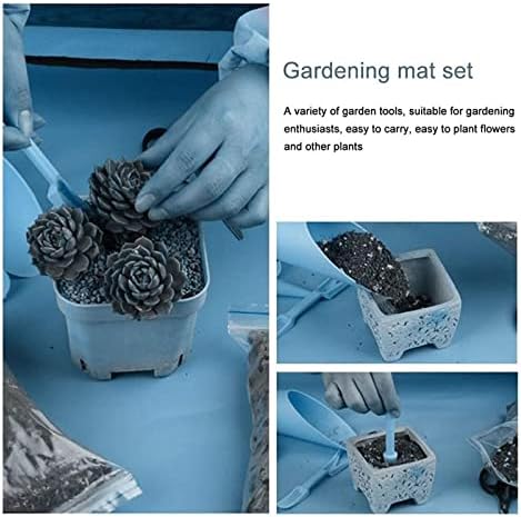 Garden Tools, Shovel, Foldable Plant Repotting Mat, Thicken Square, 2 Pcs(75x75cm) - Image 4