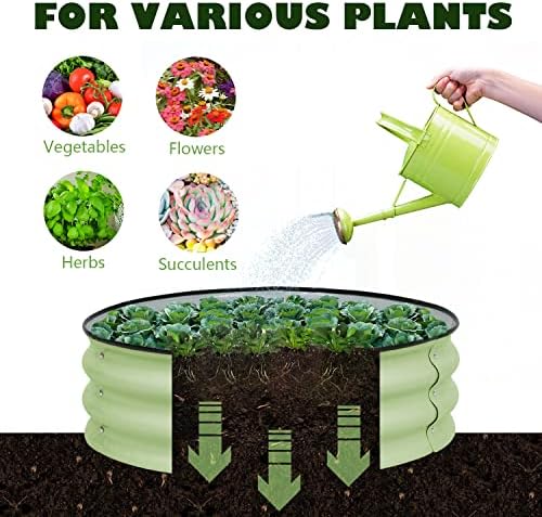 BPS Metal Raised Garden Bed, 2-Pack - Image 6