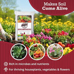 Brut Organic Worm Castings for Plants 12 LB – Natural Nutrients, Fertility Builder, Plant Food for Potting Soil and Garden Soil – Indoor and Outdoor Use - Image 2