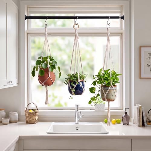 22 Pcs Window Hanging Plant Holder Set Boho Hoom Decor, No Drilling - Image 6