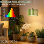 Hanging Grow Lights for Indoor Plants, Full Spectrum Plant Light with Timer - Image 2