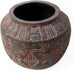 Leaf Large Planters Plant Pots, Fibreglass, 27cm Aztec Diamond - Image 5