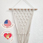 Set of 3 Ombre Dyed Macrame Wall Hanging plant stand Macrame plant hanger indoor and outdoor plant hanger Plant shelf indoor vertical garden planter plant shelf indoor Boho Decor (Ombre Gray) - Image 5