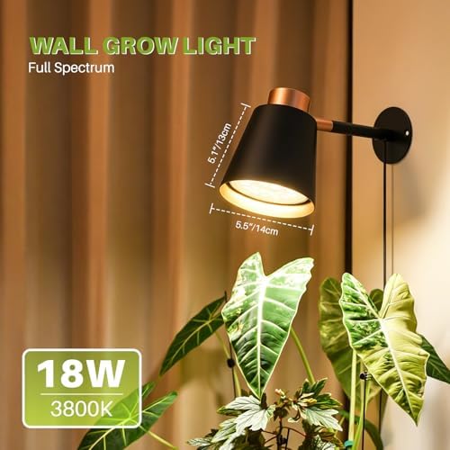 18W Wall Mounted Hanging Grow Light for Plants - Image 3