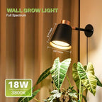 18W Wall Mounted Hanging Grow Light for Plants - Image 3