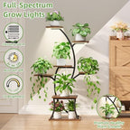 Indoor Plant Stand with Grow Light, 7 Tier 44" Plant Shelf - Image 4