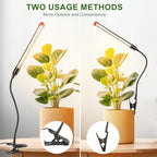 4Pack Full Spectrum Clip Grow Lights for Indoor Plants - Image 3